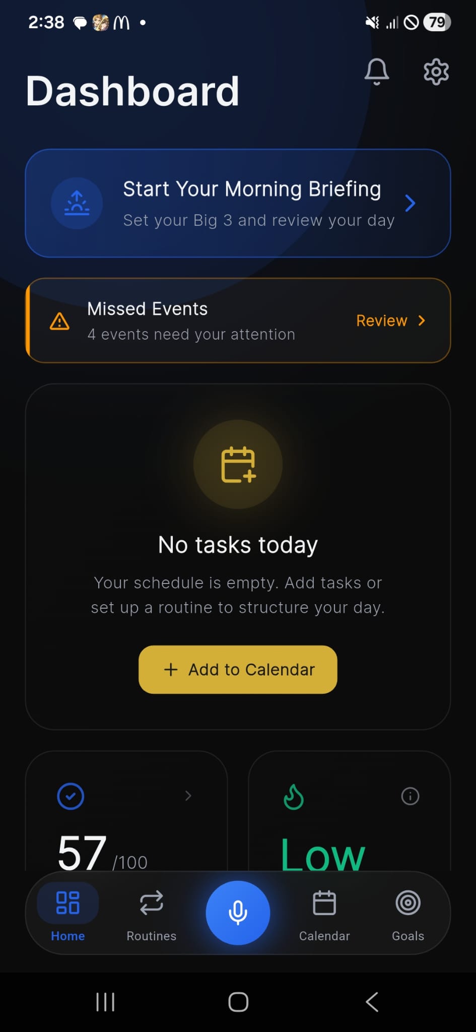BizRoutine Dashboard